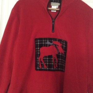 Cold water creek moose sweater